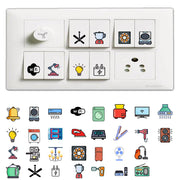 3D Premium Switch Stickers (298 Stickers) Pack of 2