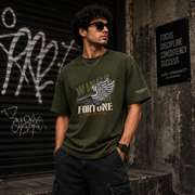 Aura Originals By Auranode Wings Of Fortune Oversized Streetwear T-Shirt For Men