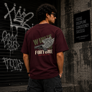 Aura Originals By Auranode Wings Of Fortune Oversized Streetwear T-Shirt For Men