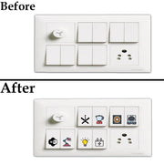 3D Premium Switch Stickers (298 Stickers) Pack of 2