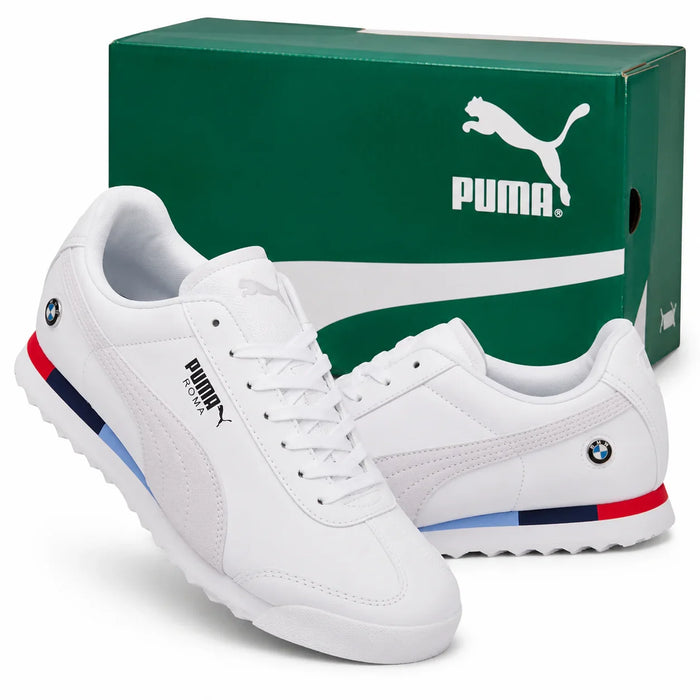 Puma Roma BMW Edition White Casual Sneakers For Men